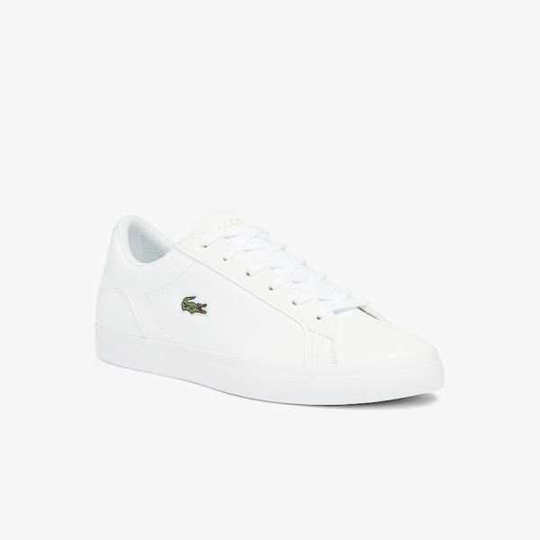 Lacoste Lerond BL Leather and Synthetic Sneakers - Tenisky Dámské Bílé | CZ-YSsuhv